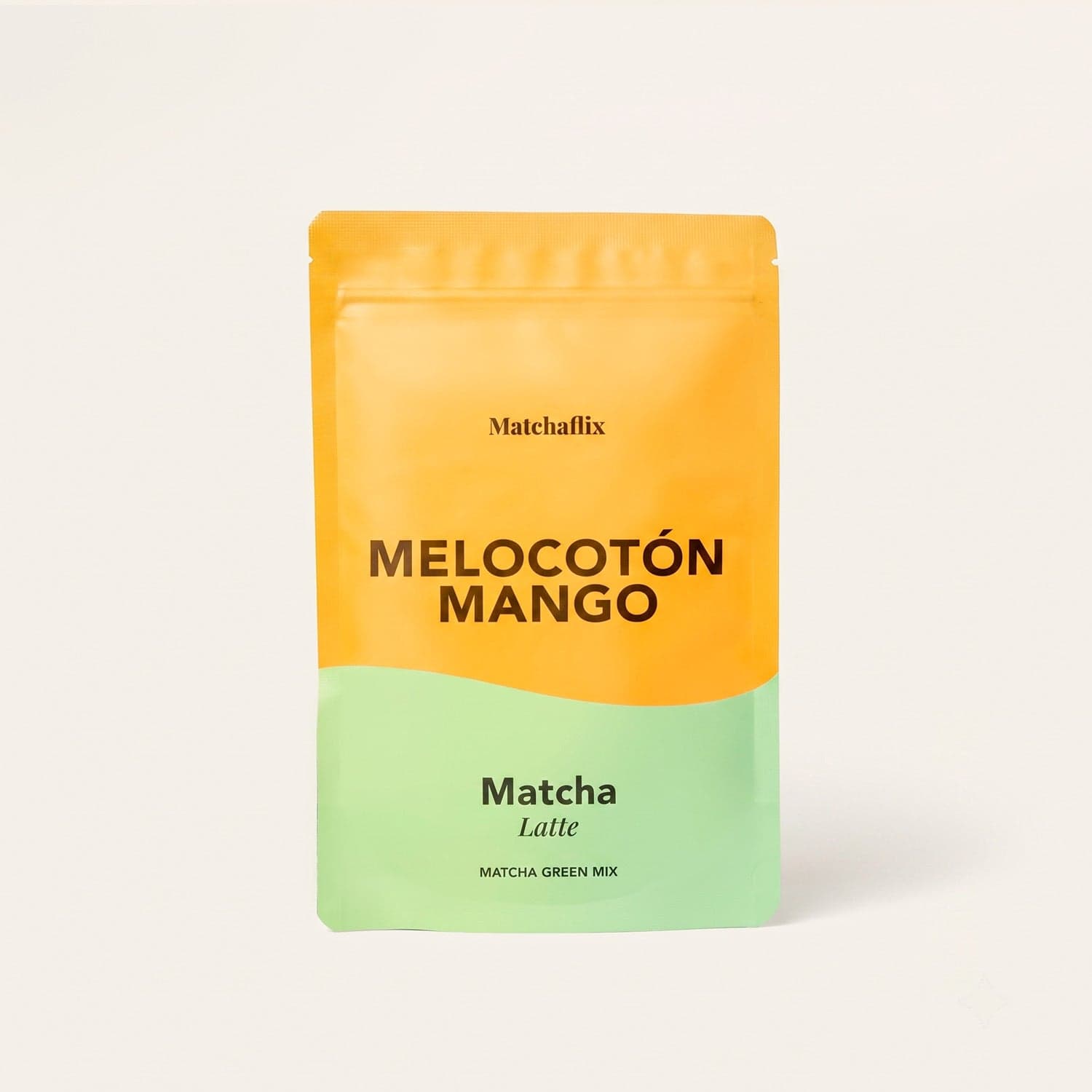 Peach & Mango Matcha Latte by Matchaflix -- matcha product image