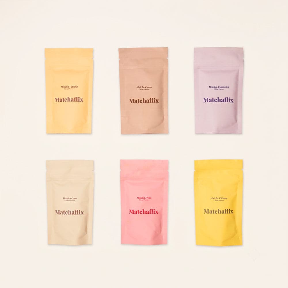Pack of 9 Flavors - 100% Premium Matcha Tea Tasting by Matchaflix -- matcha product image
