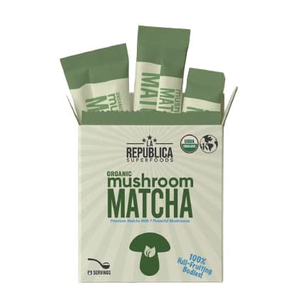 Mushroom Matcha 10-Pack Box by La Republica -- matcha product image