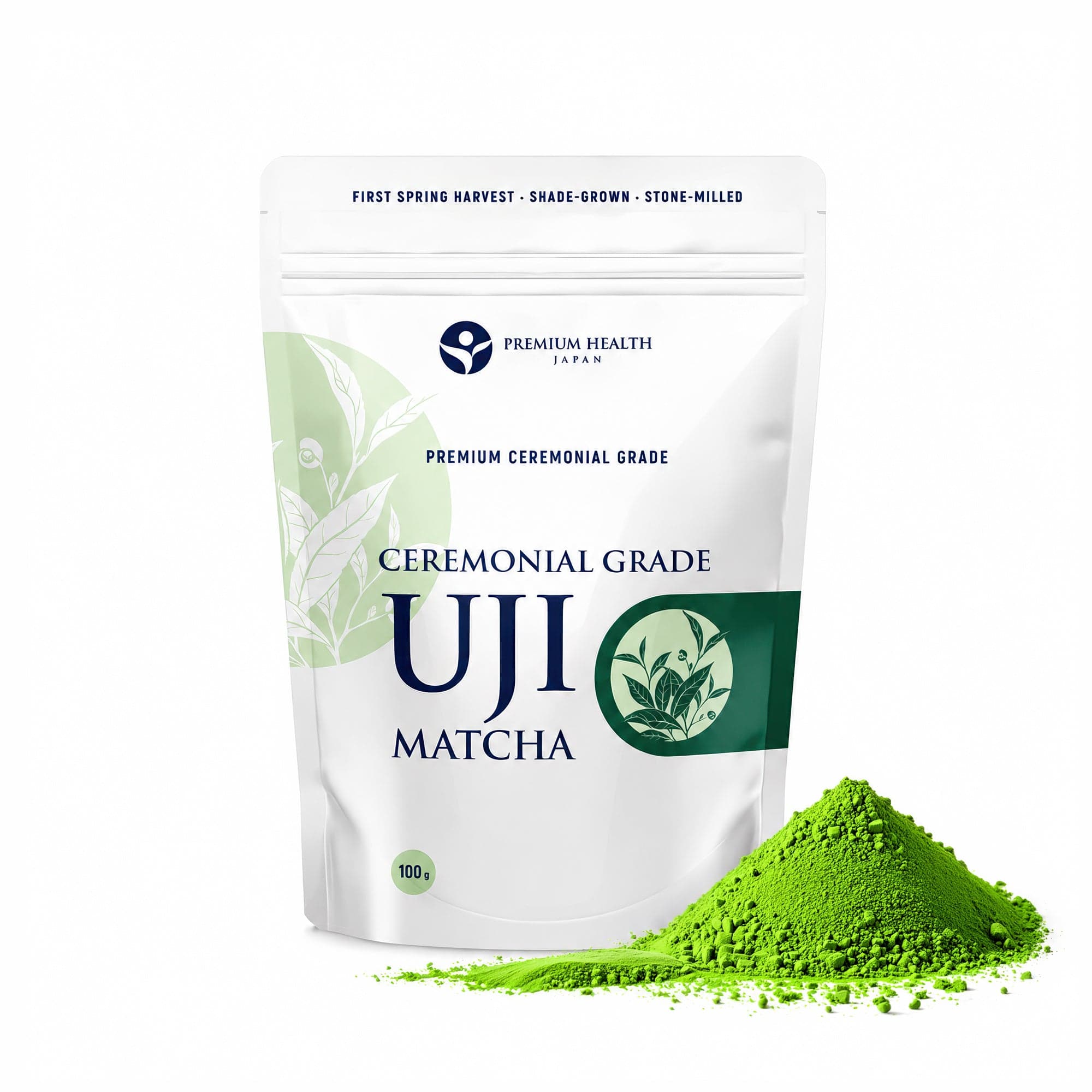Ceremonial Grade Uji Matcha — First Spring Harvest (100g) by Premium Health Japan