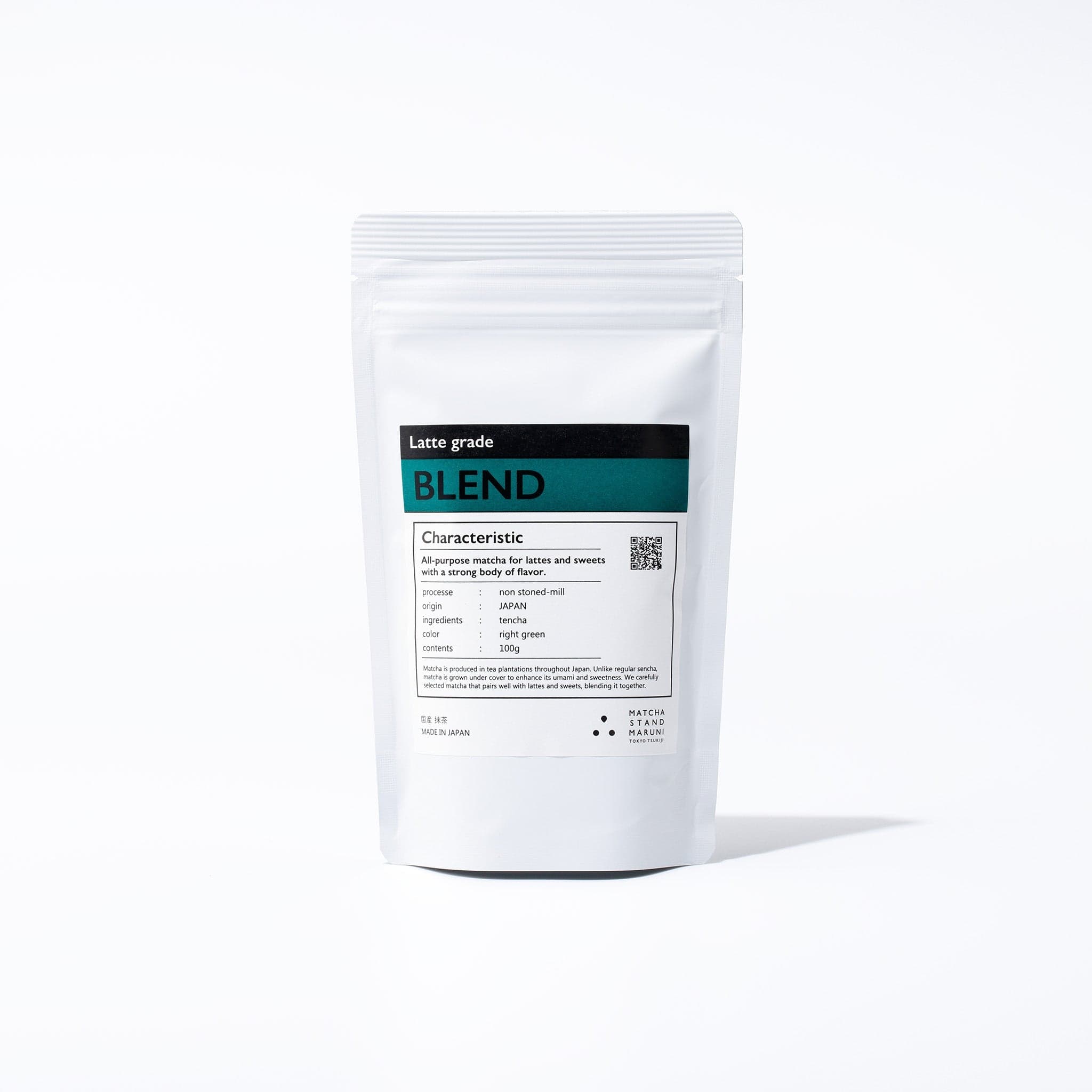 Latte Grade BLEND 3.5oz (100g)|MATCHA STAND MARUNI by Matcha Stand Maruni