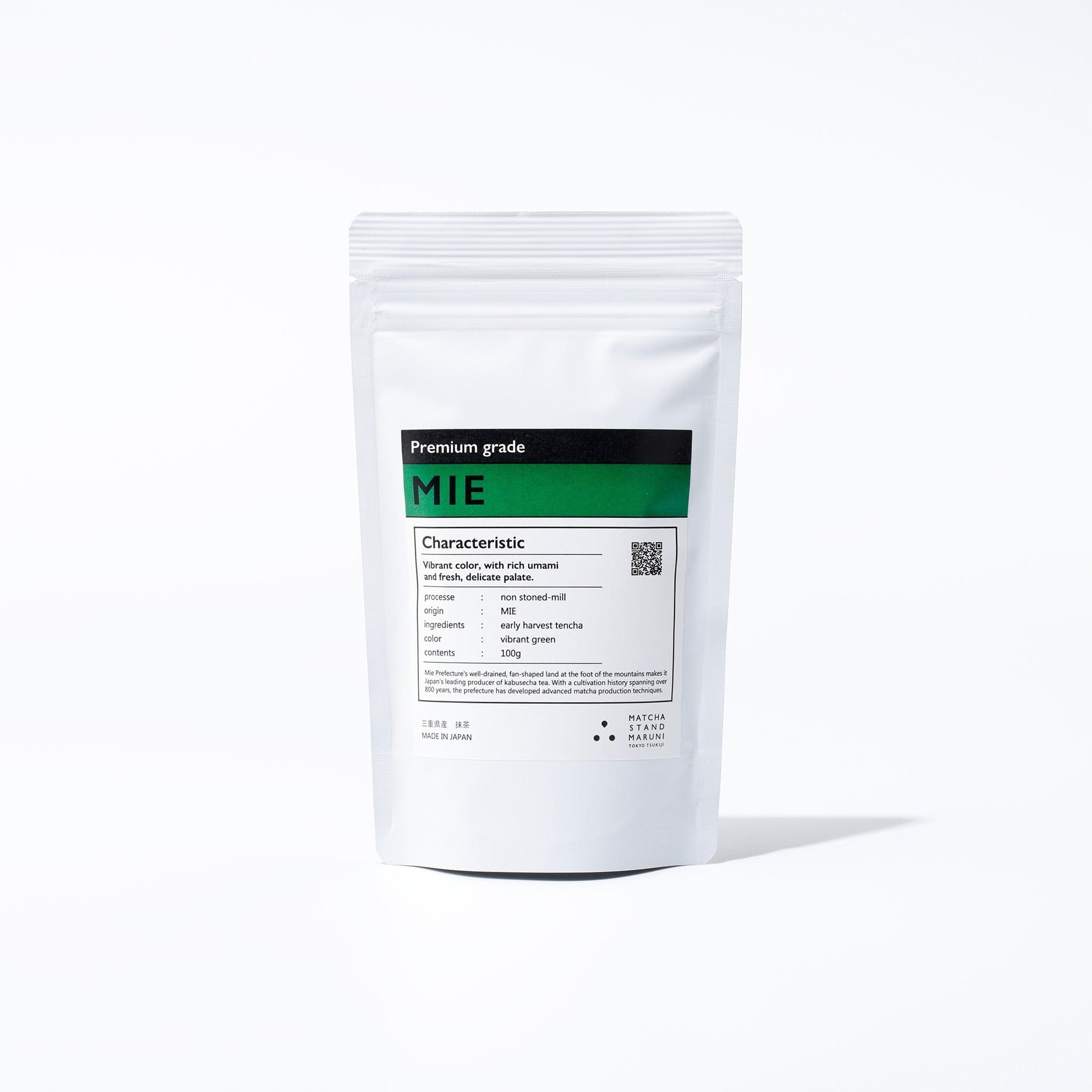 Premium Grade MIE 3.5oz (100g)|MATCHA STAND MARUNI by Matcha Stand Maruni