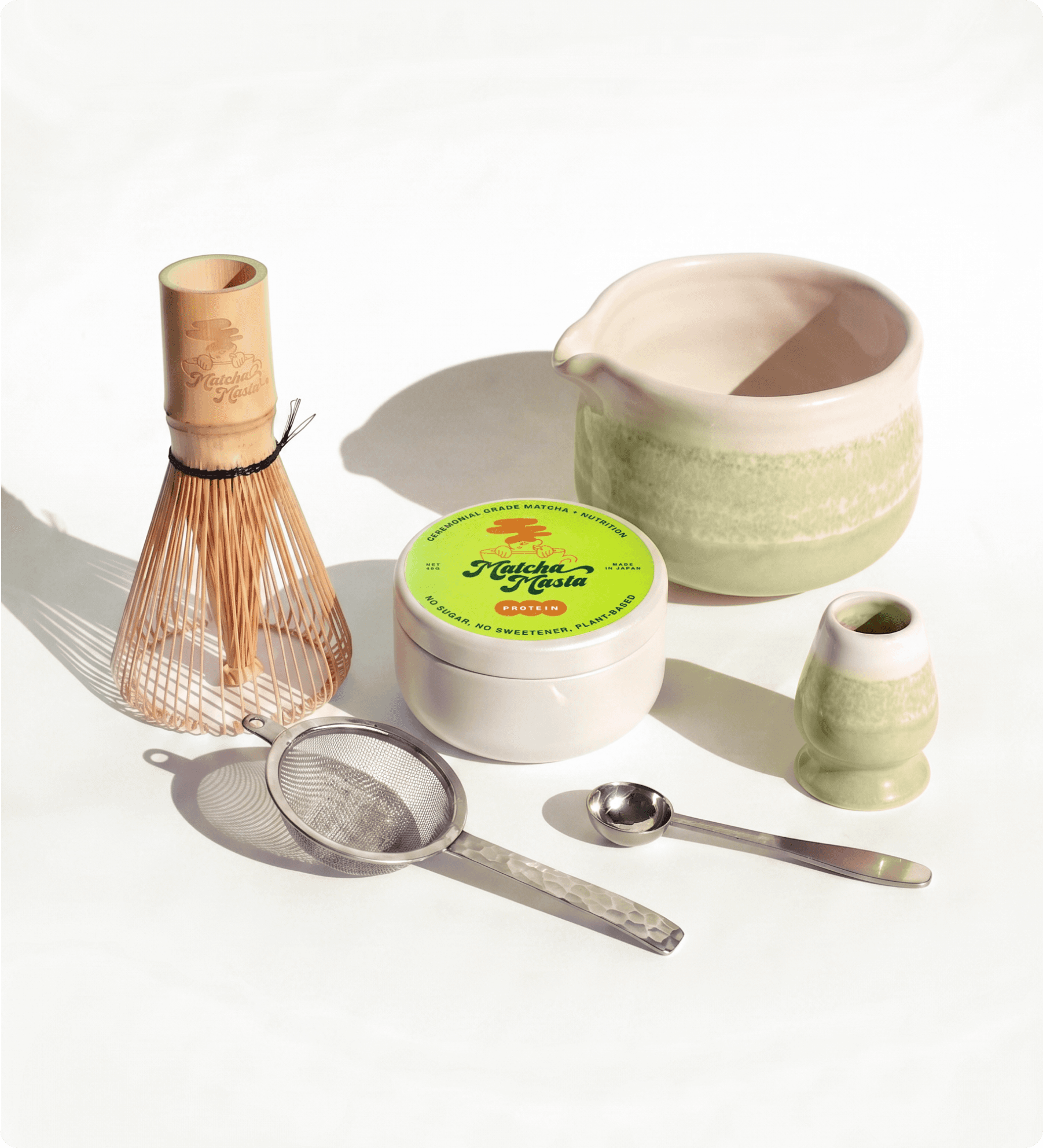 Matcha + Protein 6-Piece Set: Lime Lush by Matchamasta -- matcha product image