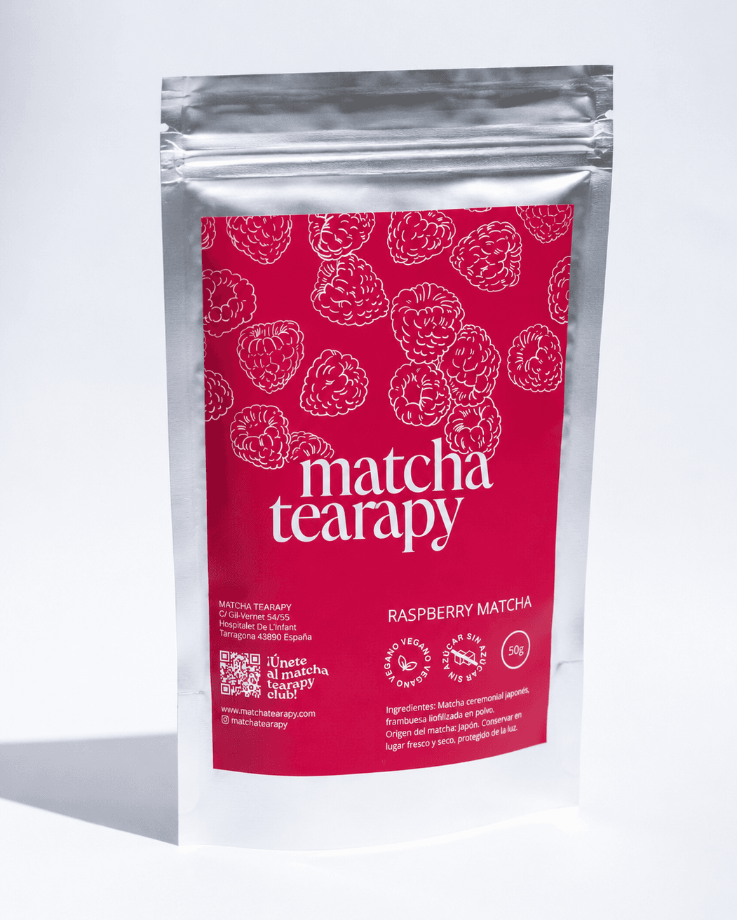 Raspberry Matcha 50g - Natural Blends by Matchatearapy