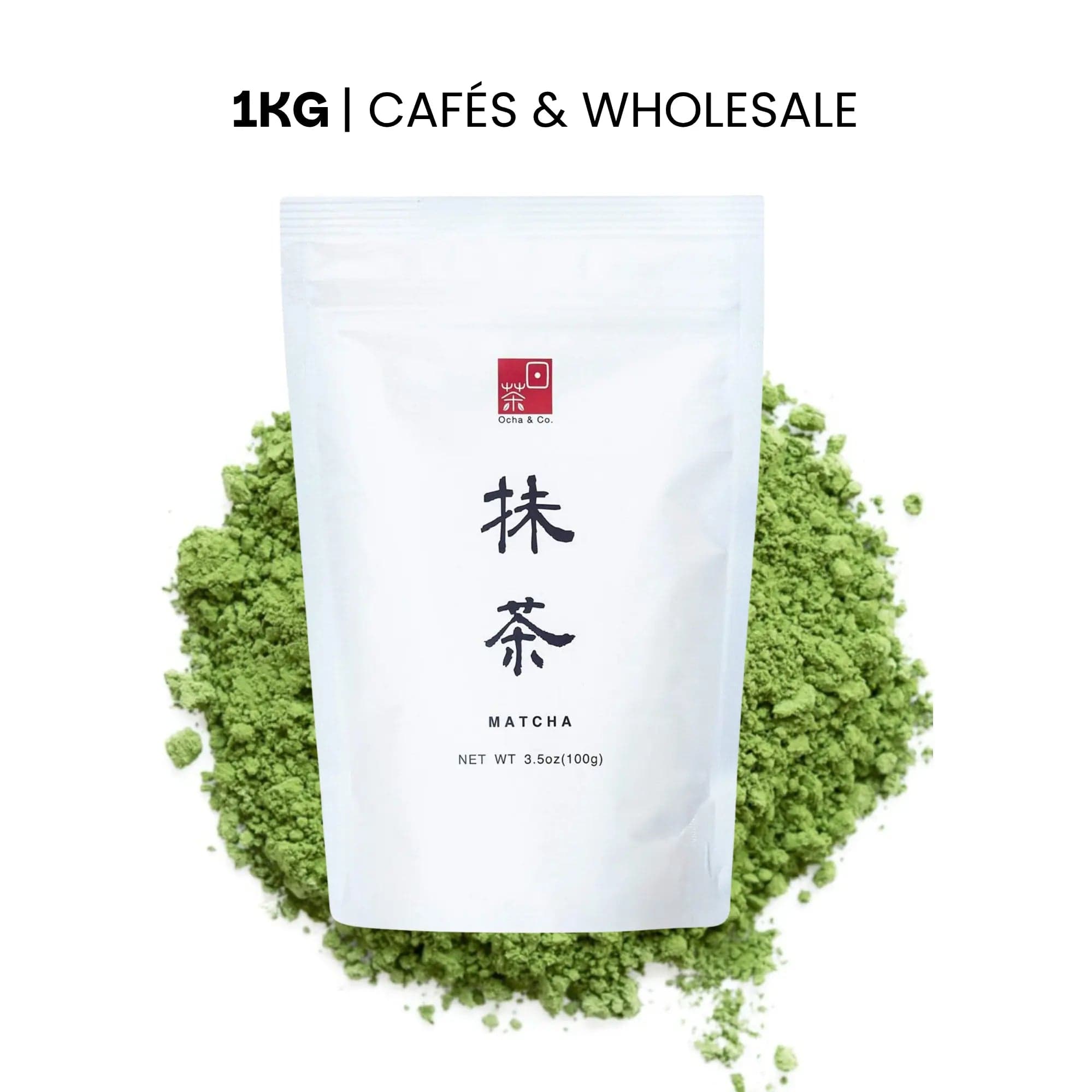 Matcha Wholesale 1KG - Japanese Green Tea Powder by Ocha & Co -- matcha product image