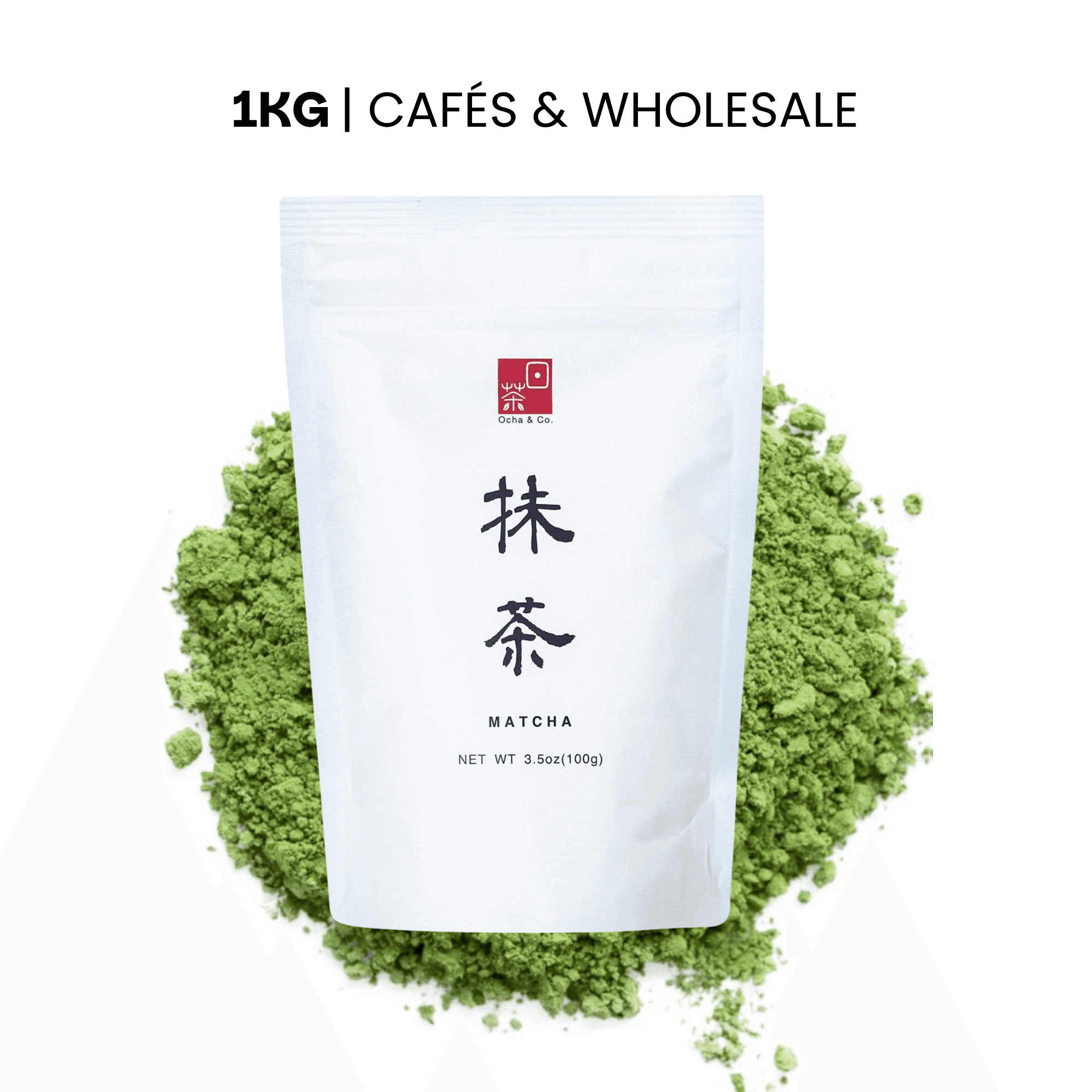 Matcha Wholesale 1KG - Japanese Green Tea Powder by Ocha & Co