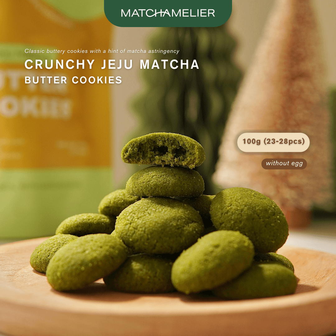 MATCHAMELIER Jeju Matcha Crunchy Butter Cookies 100g by Matchamelier