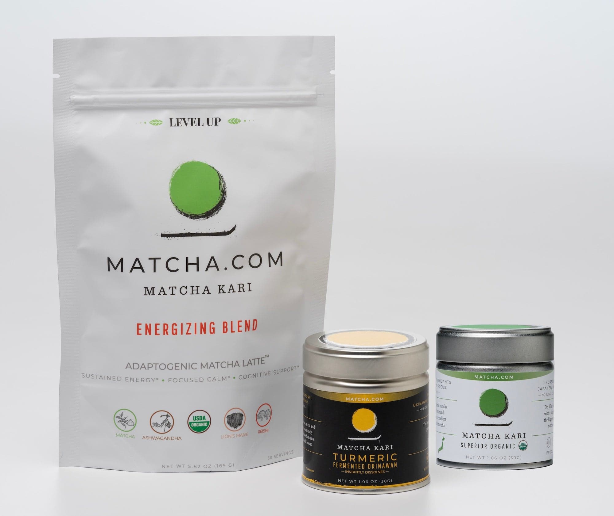 Adaptogen Wellness Bundle | Organic Matcha & Turmeric Tea by Matcha.com -- matcha product image