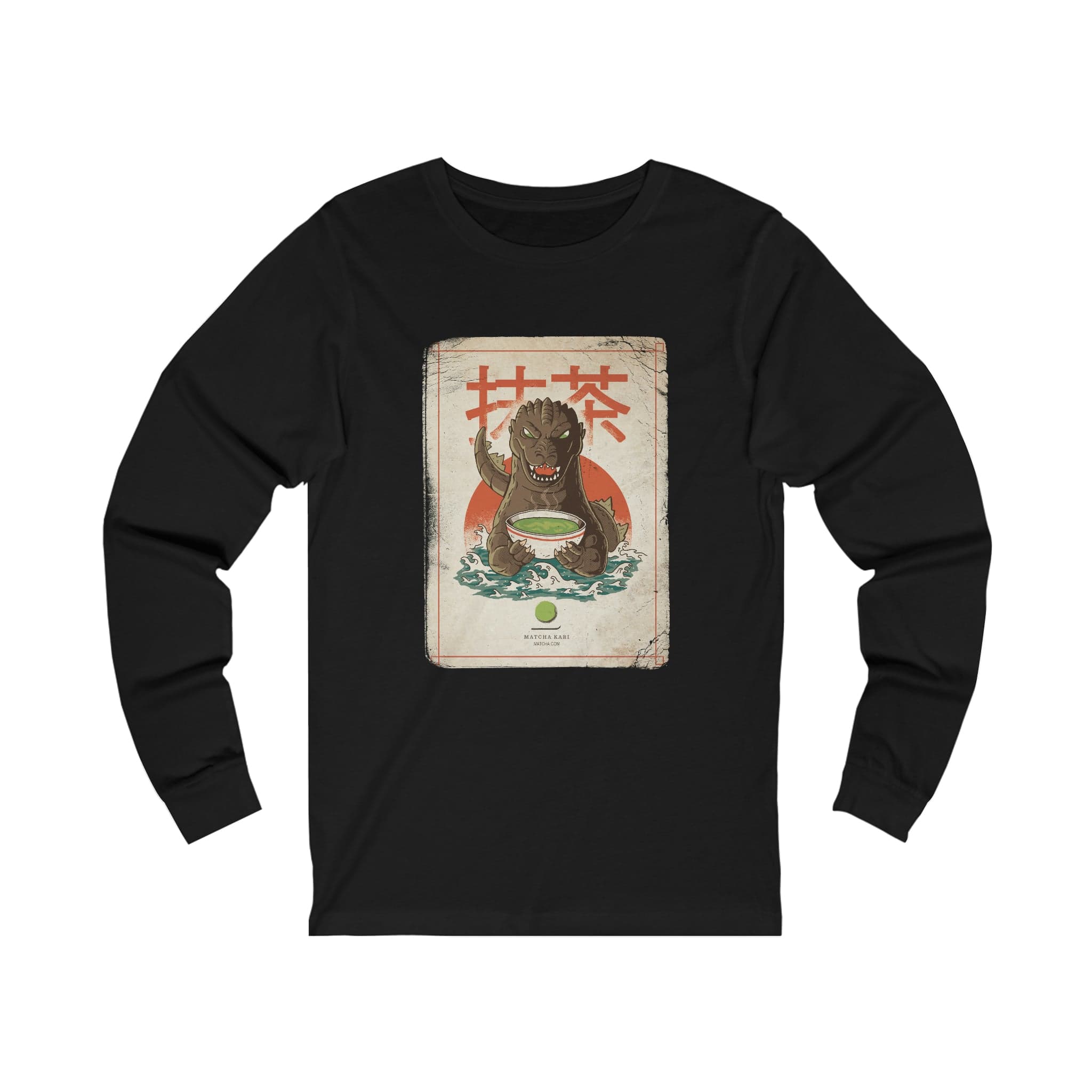 Matcha Zilla 2 Long Sleeve by Matcha.com -- matcha product image