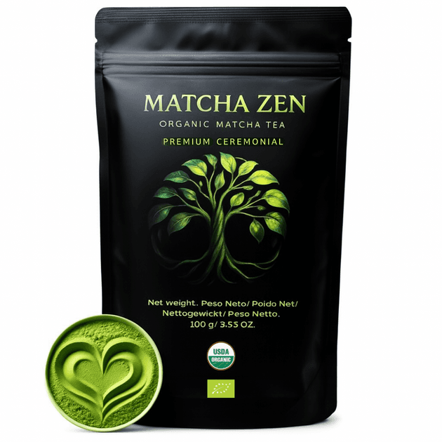 Organic Ceremonial Matcha Tea 100g | 1st Harvest | 1st Grade | Matcha Zen by Matcha Zen Te Matcha Organico