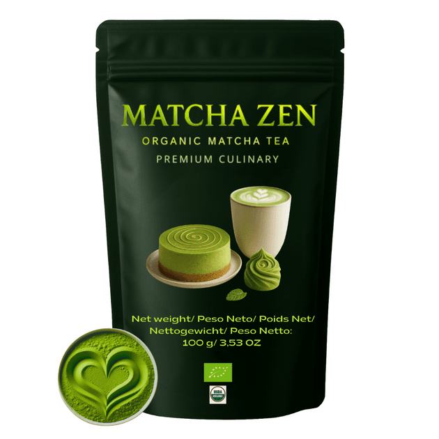Organic Culinary Matcha Tea 100g | Matcha Zen by Matcha Zen Te Matcha Organico
