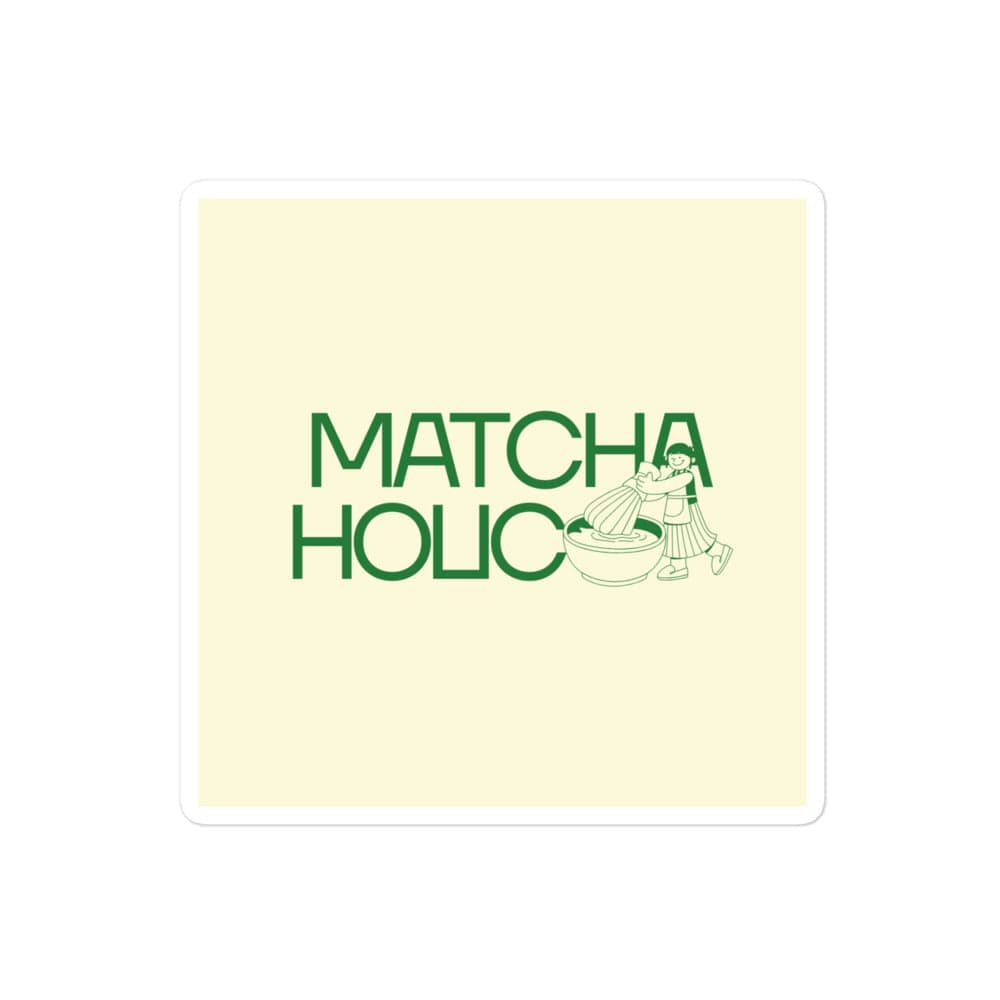 MATCHAHOLIC STICKERS by Drinkmatchaholic