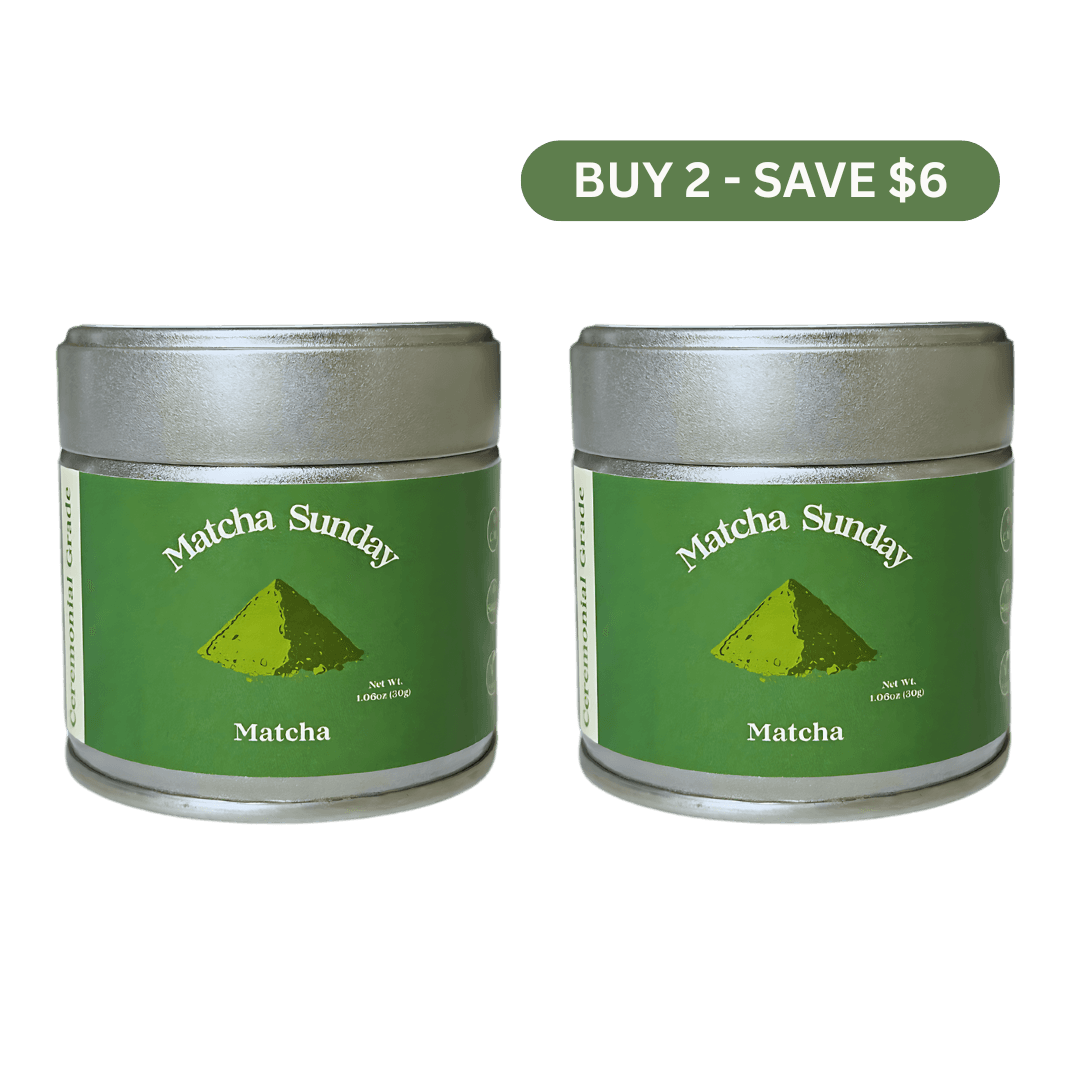 Ceremonial Grade Matcha Powder (30g) - Pack of 2 by Matcha Sunday -- matcha product image