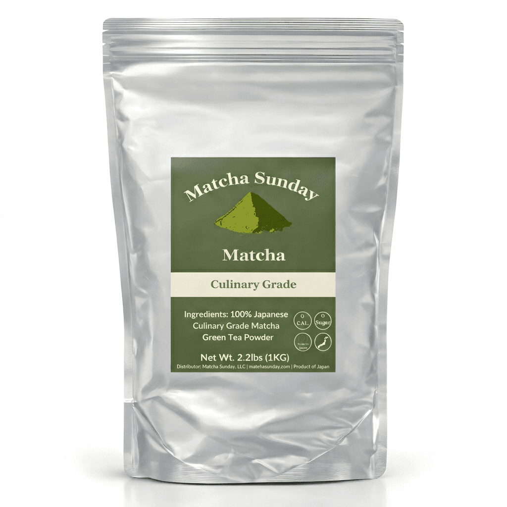 Culinary Grade Matcha Powder 1 KG - Wholesale by Matcha Sunday