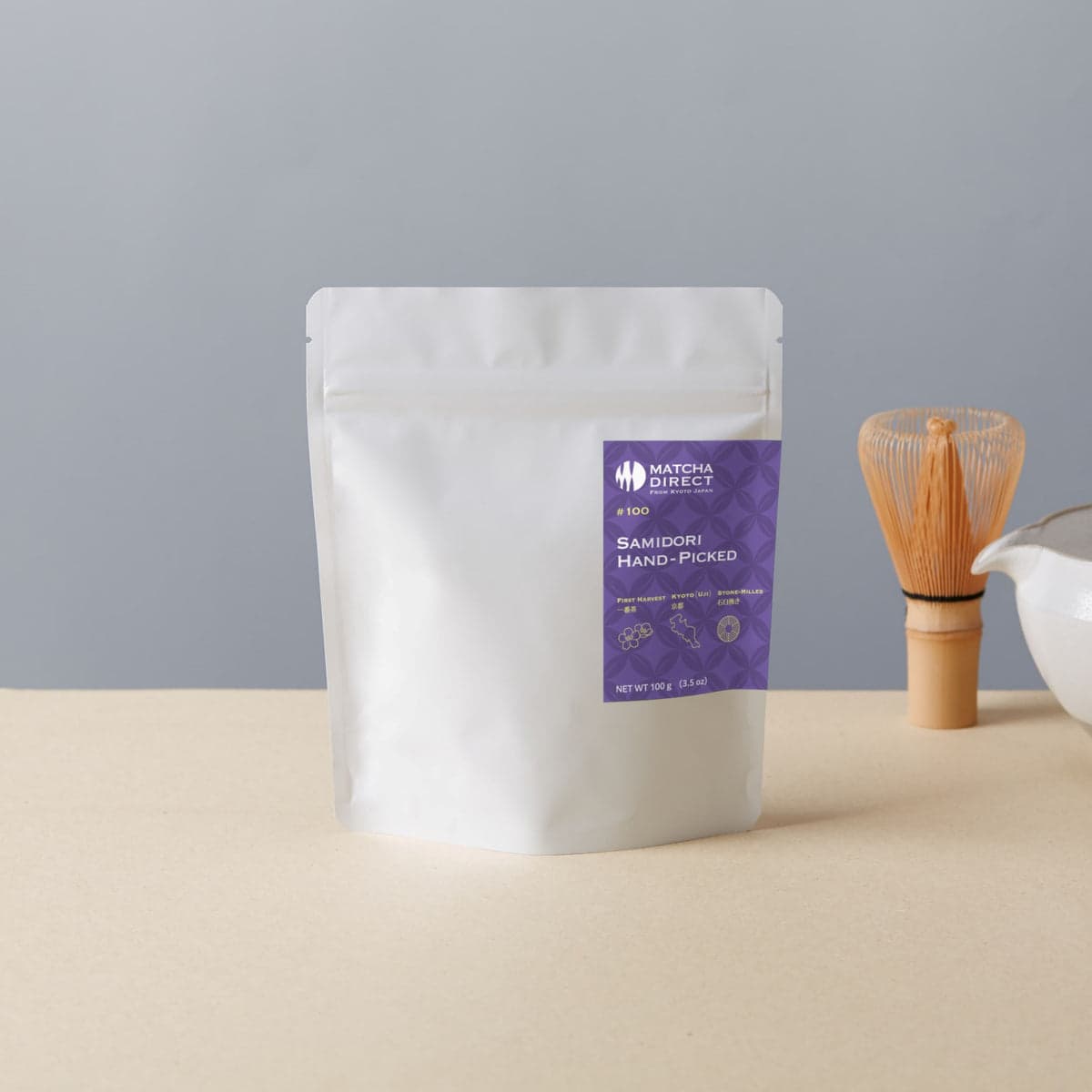 #100 Samidori Hand-Picked by Matcha Direct -- matcha product image